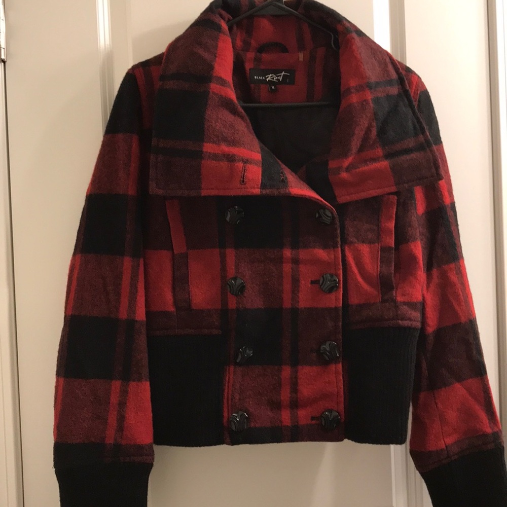 Plaid cropped jacket - Picture 2 of 6
